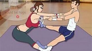 Хентай Йога Мамаша - порно видео