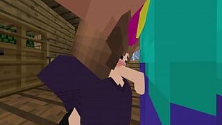 Дженни делает минет Стиву - порно видео