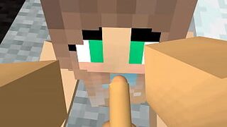 Первое порно Майнкрафт - порно видео
